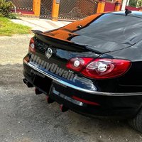 For Volkswagen Passat CC 2009 2010 2011 2012 2013 2014 High Quality ABS Material Unpainted Primer Tail Wing Rear Spoiler