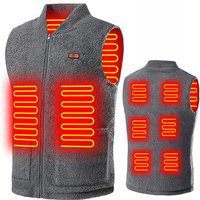 AliExpress NONE Winter USB Smart Heated Vest 3-speed Adjustable Temperature Rapid Heating Long Battery Life Outdoor Sport Trekking Cycling