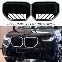 For BMW X3 2025 2026 G45 With LED Light Racing Grill Gloss Black Kidney Grille Front Bumper Trim Car Accessories