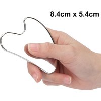 8x5cm Stainless Steel Gua Sha Scraper Massager for Face Neck Body Guasha Relax Massage Tool Facial Skin Care Board Face Massager