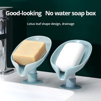 2 stücke Seife Box Kreative Ablassen Seife Lagerung Rack Schlag Kostenloser Saugnapf Personalisierte Nette Haushalts Regal Bad Artefakt