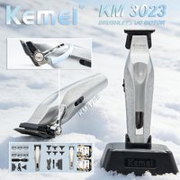 Kemei Hair Trimmer Professional Hair Clipper Electric Haircut Machine Rechargeable Hair Clipper 0 MM Trimmer for Men KM-3023-702