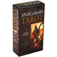 Modern Spellcaster’s Tarot Deck, 11.5*6.3cm 78 Cards for Beginners & Professionals – Divination Tool for Daily Guidance