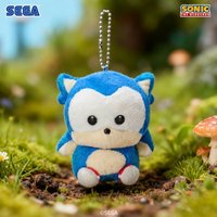 SEGA Prize Sonic The Hedgehog Tails Mini Plush Keychain Cooro Series Soft Stuffed Animal Bag Pendant Anime Game Fans Collectible