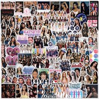 50/100pcs New Katseye Kpop Girl Group Graffiti Stickers Decoration Luggage Phone Guitar Waterproof Stickers