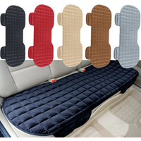 Car Seat Cover Front Rear Flocking Cloth Cushion Non Slide Winter Auto Protector Mat Pad Keep Warm Universal Fit Truck Suv Van