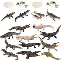 Toy of crocodile Figure Toys Alligator Model Life Cycle Playset Animal Figurines Action Figure Reptile Animals Kids Gifts Games