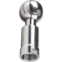 BSP1/2"-2" Inch SS304 Stainless Rotary Spray Ball Sanitary Female Thread CIP Tank Cleaning Head 360 Degree Coverage Wash Fitting