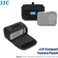 JJC Compact Camera Pouch for DJI Osmo Action 6 5 Pro 4 3 Insta360 Ace Ace Pro Go Pro Hero 13 12 11 10 Action Camera Storage Bag