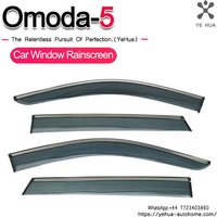 Chery Omoda C5 Car Window Rain Eyebrow Weathershield Window Visor Shade Cover Clear Vision Deflector Guard Window Deflector