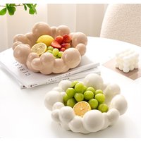 Light Luxury Ceramic Fruit Plate Wedding Party Nut Snacks Living Room Storage Decoration Home Tableware