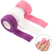 5pcs Nail Art Bandage Roll Protection Finger High Stretch Compression Self-Adhesive Gauze Tape Skin Care Manicure Tools