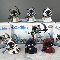 New In Stock Sickle Reaper Cat Twisted Egg Blind Box Reaper Shaped Cat Action Figure Collection Ornament Perfect Festival Gifts