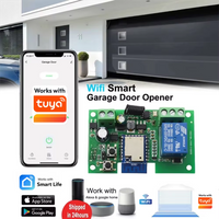 Smart Garage Door wifi Control Gate Opener Remote Receiver Controller Timer On Off Relay Module Workswith Tuya Alexa Google Home