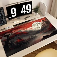 XXL Art Landscapes Mouse Pad Rubber Anti-slip Desk Mat Gamer Pc Accessories Keyboard Gaming Mat Keypad Expansion Mousepad