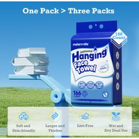 Matern'ella Disposable Hanging Face Towels – Thickened, Soft & Lint-Free for Facial Cleansing & Makeup Removal