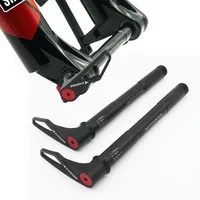 AliExpress TOOPRE MTBs Front Fork Thru Axle 15X110/15X100 Quick Release Skewer For Rock Shox 6061 Aluminum Alloy Bicycle Hub Shaft Bike Accessory