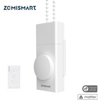 ZemiSmart Matter Thread Roller Shade Driver Rechargeable Motor Works with Homey HomeKit Google Home Assistant SmartThings MTP1