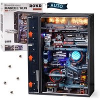 ROKR The Last City Parallel World Building Toy Set Futuristic Marble Run Automatic 3D Gaming Decoration for Men Women