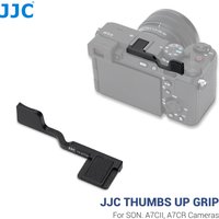 JJC Metal Hot Shoe Thumbs Up Grip Camera Portable Bracket Mount for Sony A7CII A7CR A7C II Camera Handgrip Thumb Rest Grip