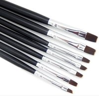 7Pcs/set Dental Resin Brush Pens Dental Shaping Silicone Adhesive Composite Porcelain Teeth DIY Painting Dentistry Lab Tool