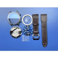 Watch Accessories Compatible with Shanghai Dandong Eta7750 Movement Watch Case Full Set - Sapphire Crystal