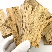 Natural Weathered Wood Processed, Figured Maple - Knife Handle Making Material, Homemade Knife Material 120x40x30mm