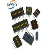 5Pcs 1.27mm Pitch Dip Switch SMD SMT Slide Type Switch 1/2/3/4/5/6/8/10 Position