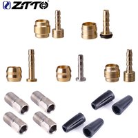 ZTTO 4 Set MTB Fahrrad Hydraulische Scheibenbremse Öl Schlauch Anschluss Mountainbike Kabel Einsatz Und Olive Locking Bolzen Set BH59 BH90