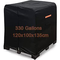 Reißverschluss-IBC-Tankabdeckung 330 Gallonen Wassertank-Schutzabdeckung Robustes Wasserdichtes Sonnenschutzmaterial 1000L Outdoor-Abdeckung
