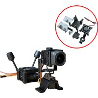 1Set For DJI O3/O4Pro Dual-Axis Servo Gimbal Bracket Camera Pan/Tilt Stand Video Transmission Mount for RC Model Car/Aircraft
