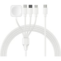 4 In 1 USB Type C Magnetic Wireless Charger for Apple Watch 8 7 6 5 4 3 2 Ultra Charging Cable for IPhone 14 Pro Max Accessories