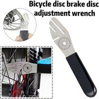 Mountain bike disc brake adjustment wrench, brake disc correction and maintenance tool, anti scratch disc deformation correction