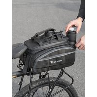 AliExpress West Biking WEST BIKING Bicycle Rear Seat Bag Hard Shell Large Capacity Cycling Trunk MTB Road Bike Pannier Expandable Cycling Rear Rack Bag