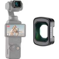NEEWER 0.75X Wide Angle Lens for DJI OSMO Pocket 3 Expanded FOV of 108 Magnetic Coated Aspherical Action Camera Lens