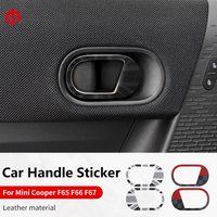 Car Door Handle Door Bowl Trim Decoration Stickers For Mini Cooper F65 F66 F67 Cabrio Car Interior Decorative Accessories