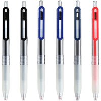 0.5mm Ink MUJIS Press Gel Pen Set For School Office Student Take An Exam Writing Stationery Blue/Black/Deep Blue/red