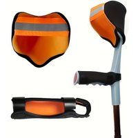 2Pcs Forearm Crutch Pads Open Cuff Crutches Cover ,Hand Grip Covers ,Handle Case for Outdoor Indoor