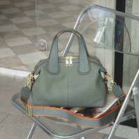 2025 New Genuine Leather Women's Handbag Commuting Crossbody Bag Luxury Design Shoulder Bag Female Soft Cowhide Armpit Bag
