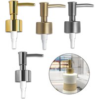 1pc Soap Pump Liquid Pump Head Lotion Dispenser Head Round Head 28/400 Thread Standard Bath Bottle Press Nozzle Lotion Pump Head