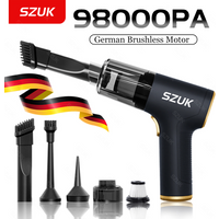 98000 PA Auto-Staubsauger 1, leistungsstarke Reinigungsmaschine, Autozubehör, kabelloser Reiniger, Gerät für Zuhause, Auto, Roboter, starke Saugkraft