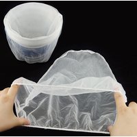 5Pcs Nylon Net Paint Strainer Bag Latex Paint Screen Net With Elastic Top Opening Filter Impurities Home Decoration Paint Tools