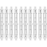 Promotion! R7S Halogen Light Bulb 118 Mm 200 W 230 V Pack Of 10 Halogen Rod R7S Halogen Bulb R7S Dimmable Halogen Rod Lamp Light