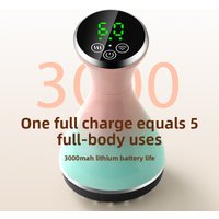 Ntelligent Electric Scraping Instrument, Micro-electric Pulse Meridian Brush, Hot Compress, Vibration, Warm Moxibustion Massager