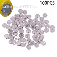 【S】100pcs/lot 18650 Battery Flat Head To Change The Tip Cap 18650 Lithium Battery Positive Spot Welding Tip Cap Battery