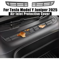 For Tesla Model Y Juniper 2025 Air Inlet Protective Cover Anti-insect Anti-fouling Insect-proof Net Front Cover Engine Parts