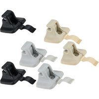 2Pcs Car Sun Visor Clips Fastener Makeup Mirror Panel Bracket Buckle Hooks Holder for Tiguan Passat B6 B7 Jetta Golf 6 MK6 CC