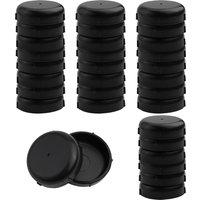Outdoor Wrought Iron For Furniture Foot Protectors 32 Pack with Drainage Holes for 1/2 Inch Inner Leg Diameter