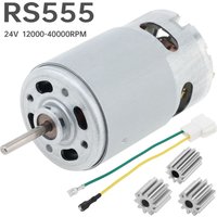 RS555 Children's Electric Car DC Motor 12000-40000RPM 24V High Speed Kid's Ride on Car Drive Motor Upgrade