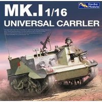 Gecko model plastic assembly scale model kit 16GM0015 Universal Carrier Mk. I 1/16 Scale
